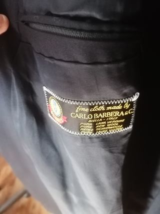 Giacca doppiopetto blu 60