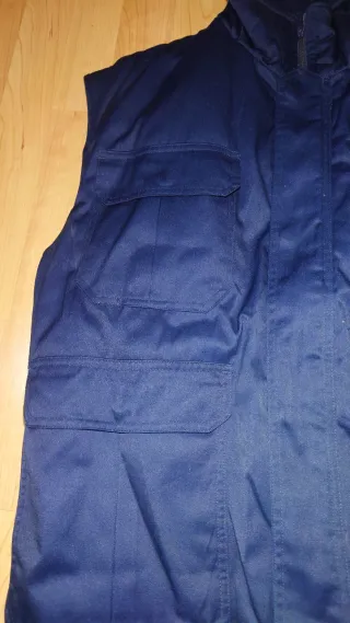 Chaleco de trabajo azul talla L