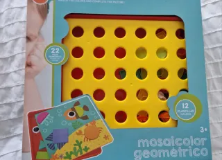 Juego Mosaicolor Geométrico Infantil