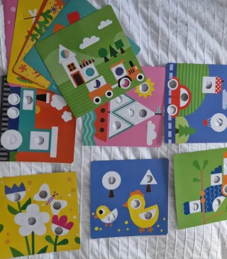 Juego Mosaicolor Geométrico Infantil