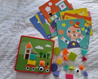 Juego Mosaicolor Geométrico Infantil