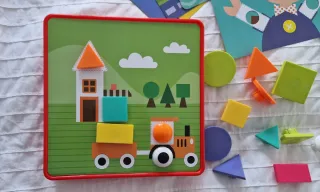 Juego Mosaicolor Geométrico Infantil