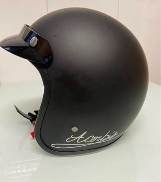 Casco Acerbis Retro Negro Mate. Talla L