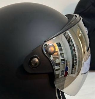 Casco Acerbis Retro Negro Mate. Talla L