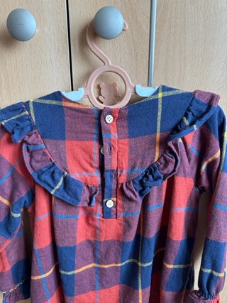 Vestido Dadati niña 36m cuadros