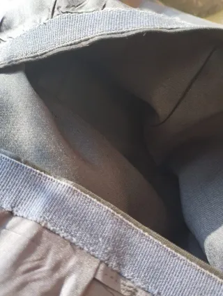 Gonna Seta Vintage Blu Notte Taglia Unica