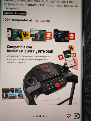 Cinta de Correr FITFIU MC 200 Plegable