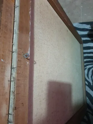 Cuadro antiguo reproducción mujer