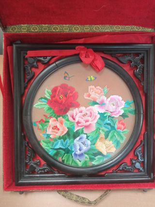 Pantalla de arte tradicional chino