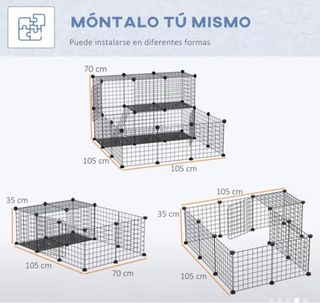 Jaula modular para mascotas