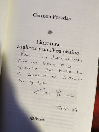 Carmen Posadas Libros x 3 Títulos Firma