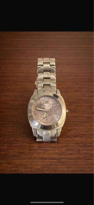 Reloj Conttec Plata y Rosa