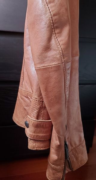 Pepe Jeans Cazadora mujer piel marrón