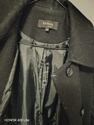 Abrigo negro Formula