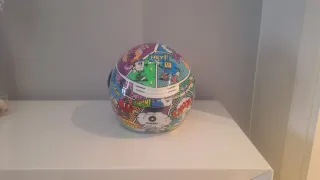 Casco Moto Scooter Diseño Comic