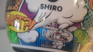 Casco Moto Scooter Diseño Comic