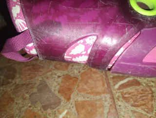 Patines en línea morados talla 32