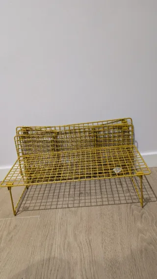 4 Estanterías zapatero GREJIG Ikea amarillo