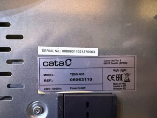 Piani cottura in vetroceramica Cata a 4 fuochi