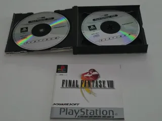 Final Fantasy VIII PS1 PAL Completo 4 Discos