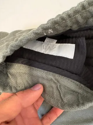 Pantalones cortos grises con cordón