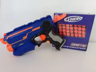 Pistola Nerf Firestrike + 90 Balas