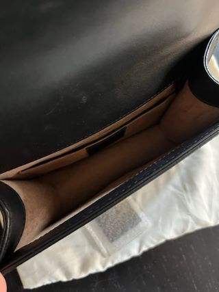 Bolso Hombro Mini Sylvie Gucci Negro Verde