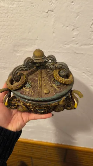 Caja Decorativa Elefantes Africana