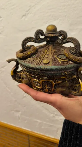 Caja Decorativa Elefantes Africana