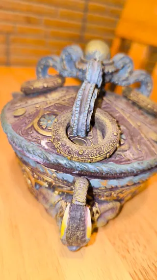 Caja Decorativa Elefantes Africana