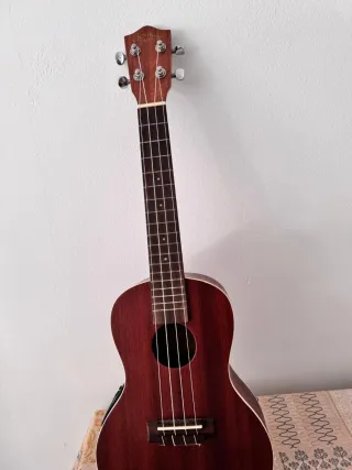 Ukelele amplificable como nuevo Lanikai LU-21E