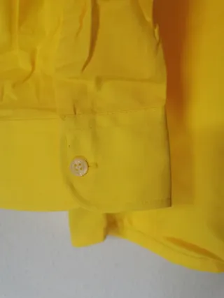 Camisa de trabajo amarilla nueva