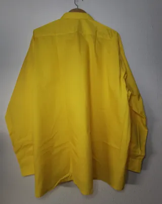Camisa de trabajo amarilla nueva