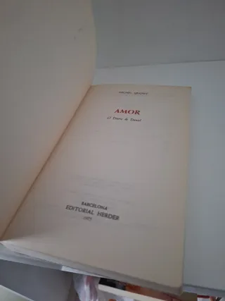 Libro Amor: El diario de Daniel