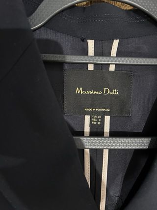 Traje mujer Massimo Dutti azul