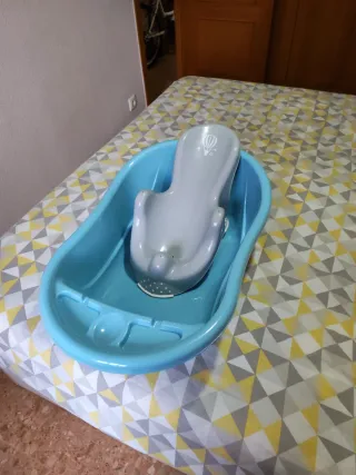 Bañera para bebé azul