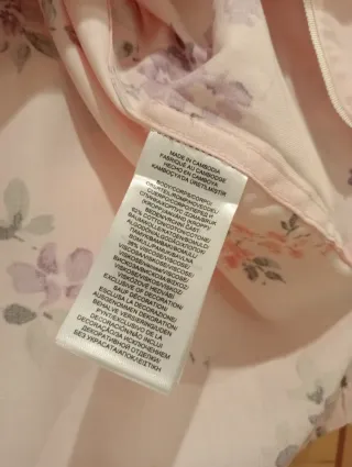 Ralph Lauren pijama floral rosa y morado