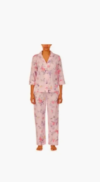 Ralph Lauren pijama floral rosa y morado