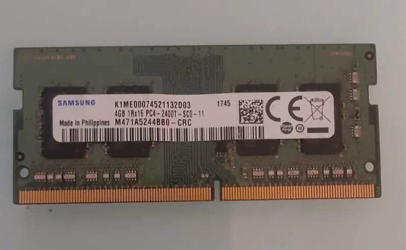 Módulo RAM Samsung 4GB DDR4 Portátil