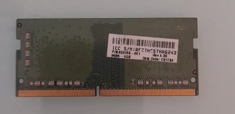 Módulo RAM Samsung 4GB DDR4 Portátil afbeelding 2