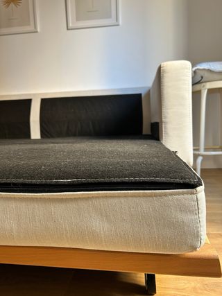 Sofá cama 3 plazas beige