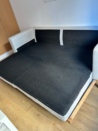 Sofá cama 3 plazas beige