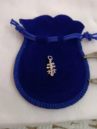 Cruz de Caravaca plata ley pequeña