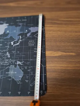 Alfombrilla Gaming XL Subblim Mapa Mundi 88x40