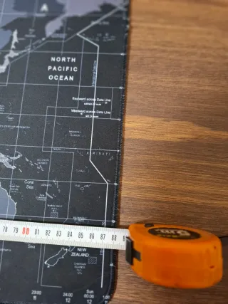 Alfombrilla Gaming XL Subblim Mapa Mundi 88x40