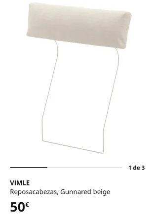 3 Reposacabezas IKEA Gunnared Vimle/Bollstanas