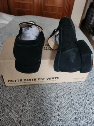 Zapatos Alma en Pena Negros Piel