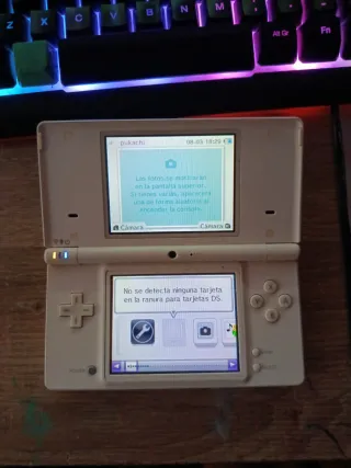 Nintendo DSi + funda pokemon + cargador