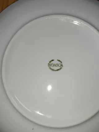 Fuente Bidasoa porcelana blanca sin usar