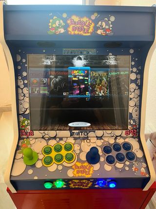 Bartop Arcade hecha a mano. Emulador consola